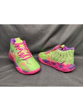 Puma Boys MB.01 Inverse Toxic Jr Sneakers Mesh Size 7 NEW NO BOX!